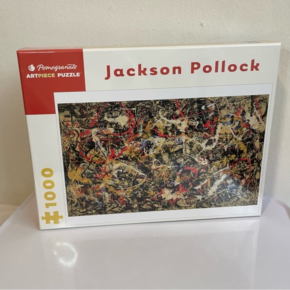 New! Jackson Pollock: Convergence 1000-piece Jigsaw Puzzle (Sealed) - Picture 2 of 4